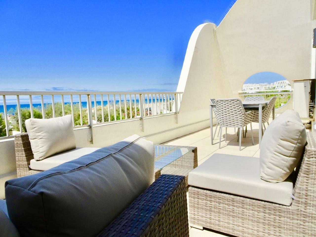 Pgh N5-25M De La Plage, Vue Mer, Piscine, Parking 라그랑모트 외부 사진