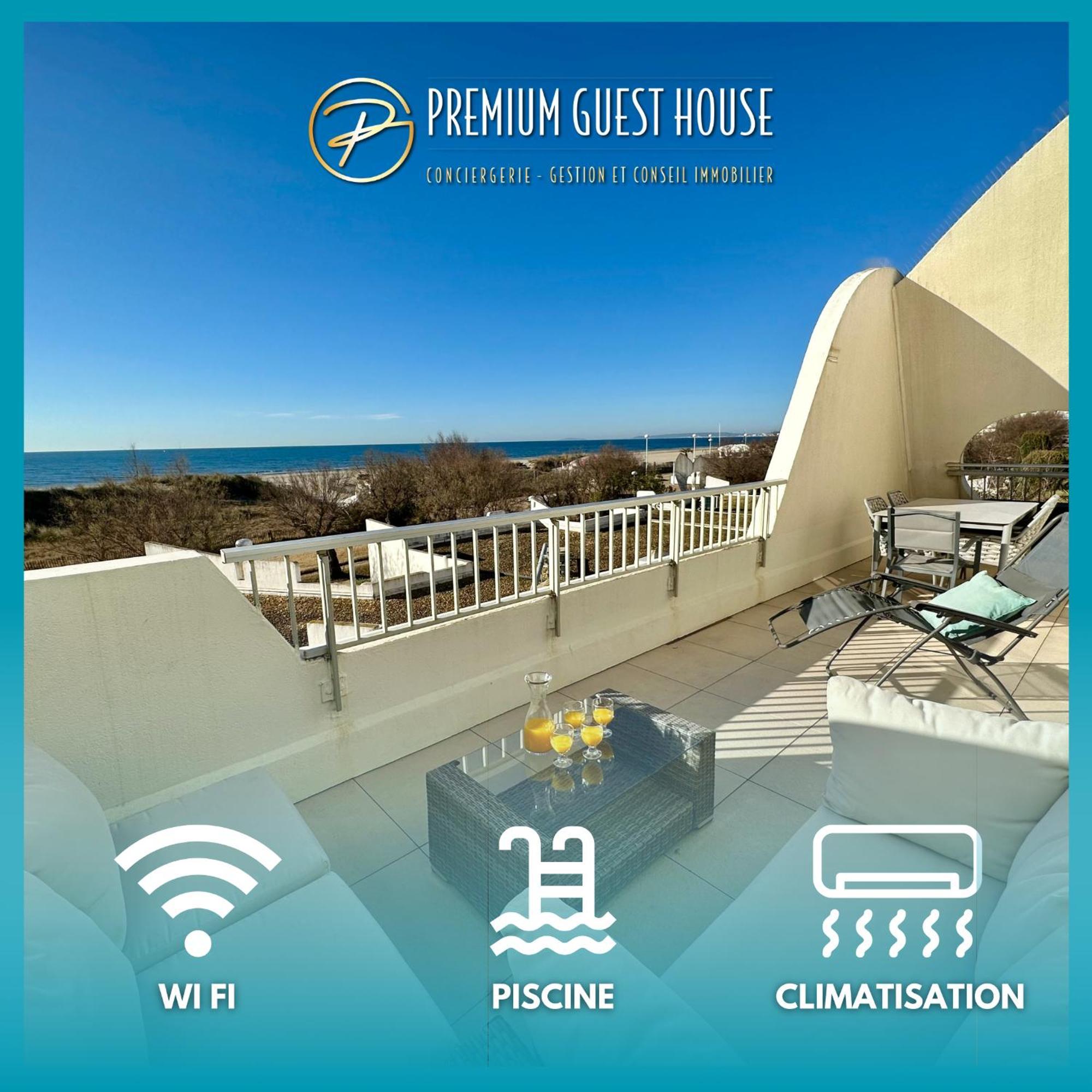 Pgh N5-25M De La Plage, Vue Mer, Piscine, Parking 라그랑모트 외부 사진
